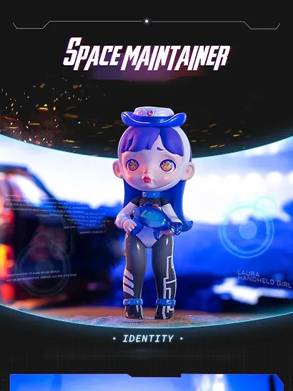 Коллекционная фигурка Киберпанк Laura, 11см, 12-Toycity-20269, Blind Box, ToyCity 15+ - фото 8