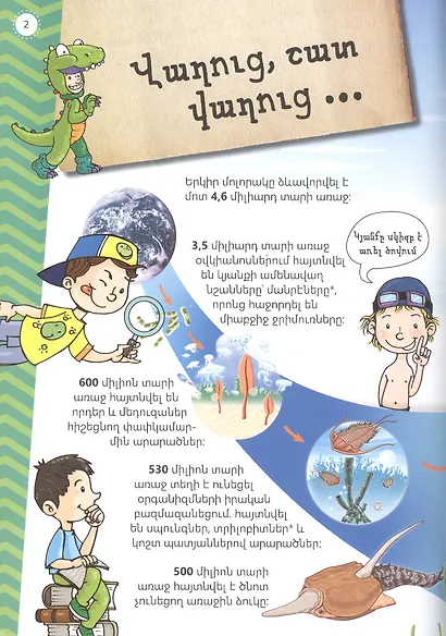 Мой первый атлас: Динозавры (на армянском языке) - фото 3