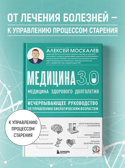 Медицина 3.0. Медицина здорового долголетия. Исчерпывающее руководство по управлению биологическим возрастом - фото 4