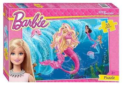 Пазл Барби (Mattel) Step puzzle 35эл MAXI - фото 1