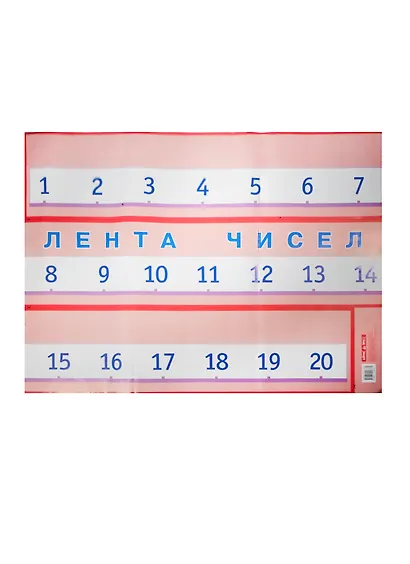 Лента чисел. Наглядное пособие для начальной школы - фото 2
