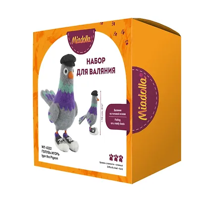 Набор для валяния "Miadolla" "Голубь Игорь" (WT-0222) - фото 1