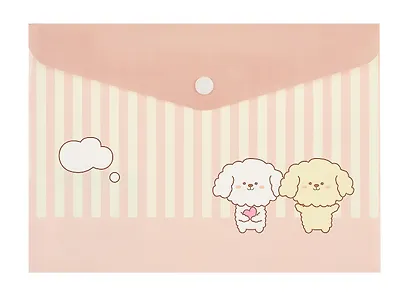 Папка -конверт «Kawaii. Щенки» А5 на кнопке - фото 1