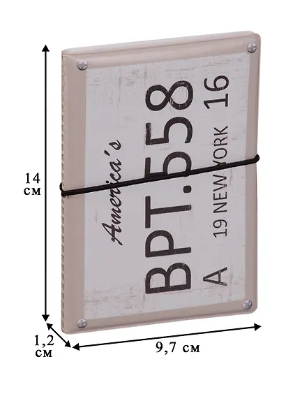 Автодокументы Номерной знак BPT-558 (белый) - фото 4