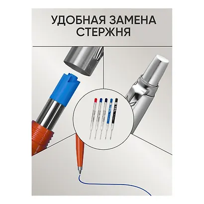 Ручка подарочная шариковая Jotter Royal Blue CT, Parker - фото 4
