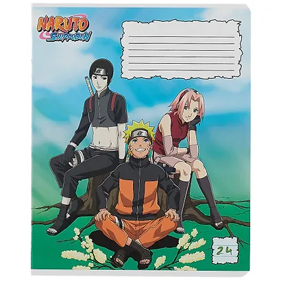 Тетрадь в линейку Naruto, 24 листа, в ассортименте - фото 6