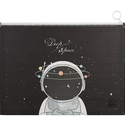 Папка на молнии А4 «Deep space», с расширением, в ассортименте - фото 4