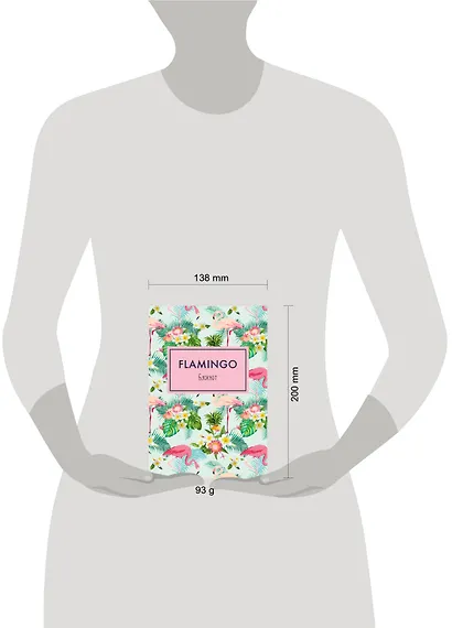 Блокнот «Mindfulness. Фламинго», А5, 36 листов, фламинго в тропиках - фото 4