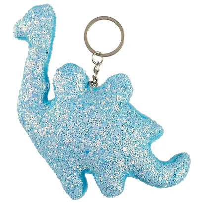 Брелок с блестками Динозаврик (текстиль) - фото 5