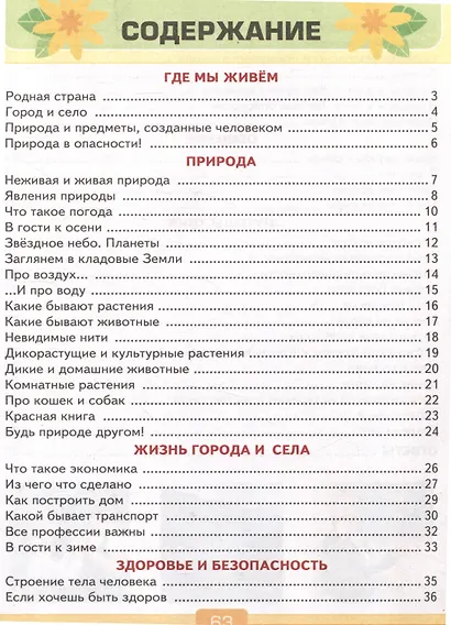 Тесты по предмету "Окружающий мир". 2 класс. К учебнику А.А. Плешакова "Окружающий мир. 2 класс. В 2-х частях" - фото 2