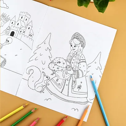 Любимые герои. Раскраска - фото 5