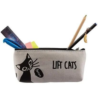 Пенал на молнии «Lift cats», 20 х 8 см - фото 2