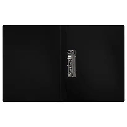 Папка с бок.прижимом А4 "Герб", пластик 17мм, черная - фото 8