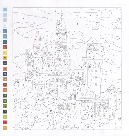 Картины по номерам. Раскраска «Вокруг света». 15 картин - фото 3