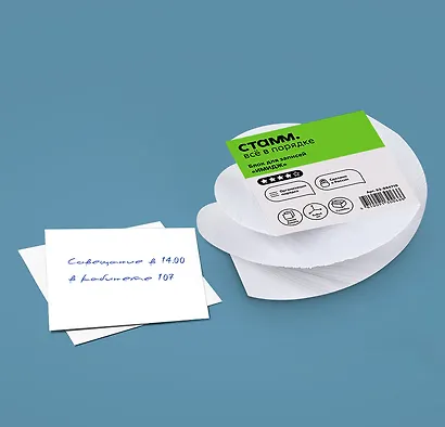 Блок-куб 80*80*40 "Имидж" белый, проклеенный, спираль - фото 7