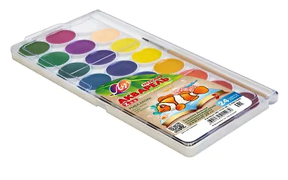 Краски акварельные 24цв "ZOO" пл/уп., с/к., Луч - фото 5