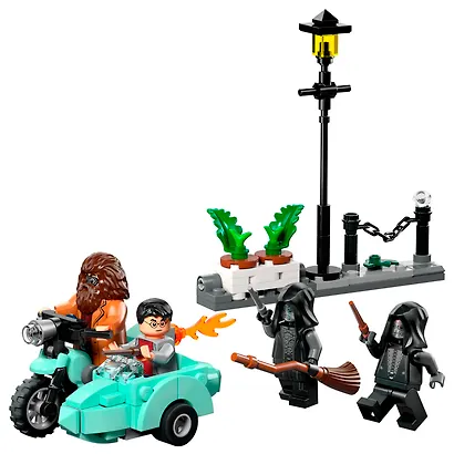 76459 Конструктор LEGO Harry Potter Побег Хагрида и Гарри по Тисовой улице, 124 деталей, возраст 8+ - фото 6