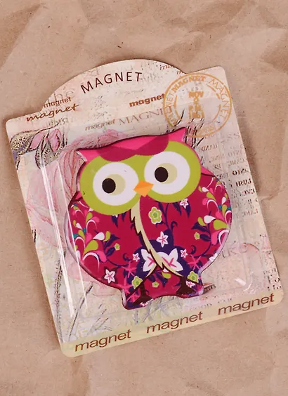 Магнит Сова (керамика) - фото 2