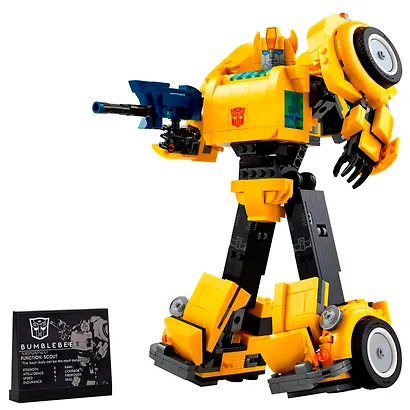 10338 Конструктор LEGO Icons Трансформеры: Робот Бамблби, 950 деталей, возраст 18+ - фото 4