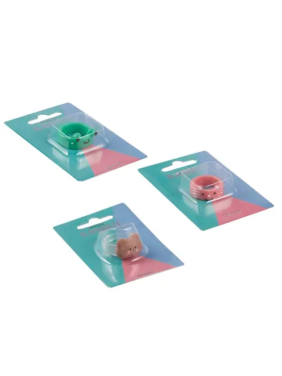 Набор Колечко Лягушка (ПВХ) (Размер 17) (202303-5)+Колечко Медвежонок (ПВХ) (Размер 17) (202303-1)+Колечко Котик (ПВХ) (Размер 17) (202303-6) - фото 9