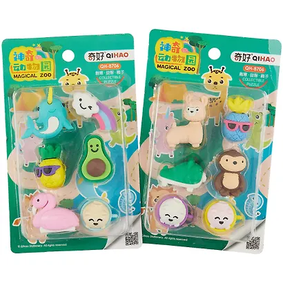 Набор Ластики пазлы "Magical Zoo", 17х10,5 - фото 3