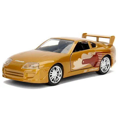 Модель Машинки Форсаж 1:32 FF 1995 Toyota Supra - Gold 99542 - фото 1