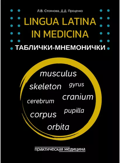 Lingua Latina in medicina. Таблички-мнемонички: учебное пособие (33 карточки) - фото 1