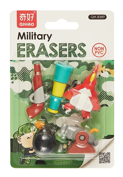 Набор Ластики пазлы Милитари - фото 1