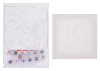 Картина по номерам Влюбленные лошади (20х20см) (набор для творч.) (14+) (коробка) - фото 3