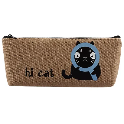 Пенал на молнии «Hi, cat», 20 х 8 см - фото 4