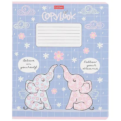 Тетрадь в клетку Hatber, "Замечтательно!", 24 листа, в ассортименте - фото 1