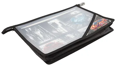 Папка для труда А4 "ГОНКИ" 33*23см пластик, молния, внутр.блок для канц.принадлежностей - фото 3