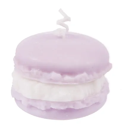 Свеча ароматическая Макарун лавандовый (3,5х4,5) (12-202509-HD-25) - фото 4