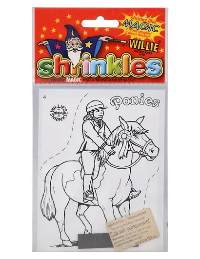 Набор д/детск.творч. Лошади (БП000001276) (в ассорт.) (Shrinkles) - фото 1