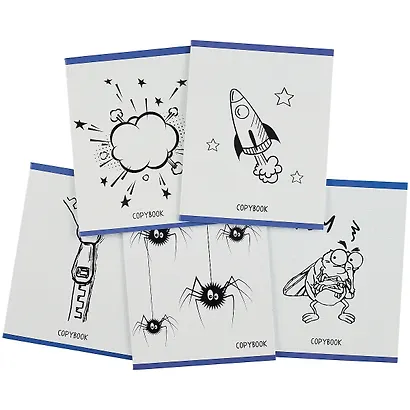 Тетрадь в клетку Listoff, "Комиксы", 48 листов, в ассортименте - фото 7