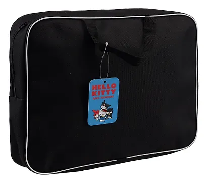 Папка-сумка А4 "Kuromi. Черная серия" ткань - фото 3