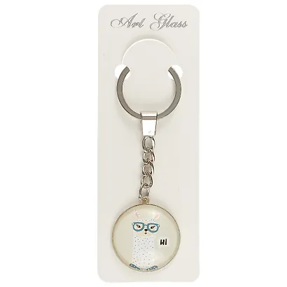 Брелок Лама (стекло) (12-06737-YT001) - фото 2