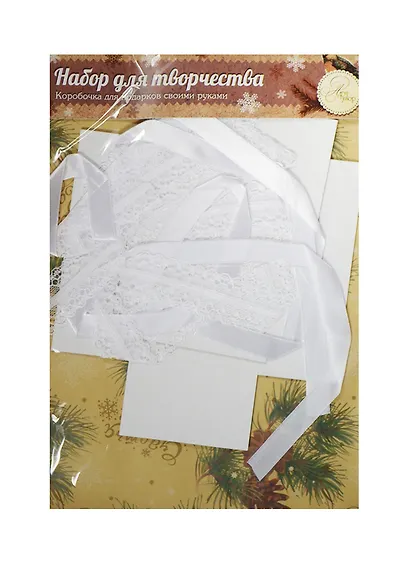 Набор для декорирования подарочной коробки Шишки (1133663) (21х29,8см) (Арт Узор) (упаковка) - фото 1