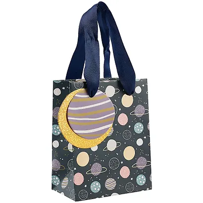 Пакет А6 14*11*6 "Planets" нейтр., бум.мат.ламинат - фото 1