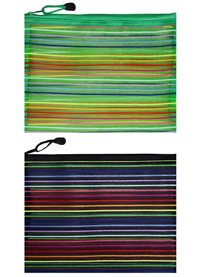 Папка на молнии А4 "Сетка" нейлон - фото 5