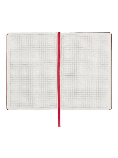 Книга для записей А5, 100 листов в клетку, красная, Schiller - фото 12