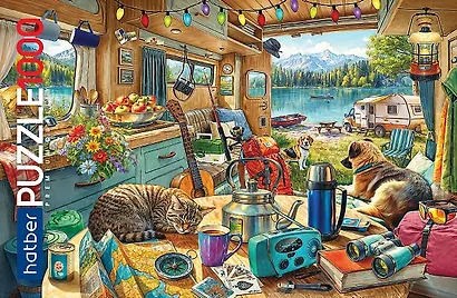Пазл hatber "Уютный кемпинг", 1000 элементов А2ф, 68х48 см - фото 2