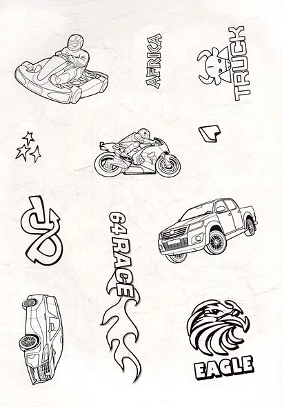 Раскраска-стикербук. Для мальчиков - фото 4