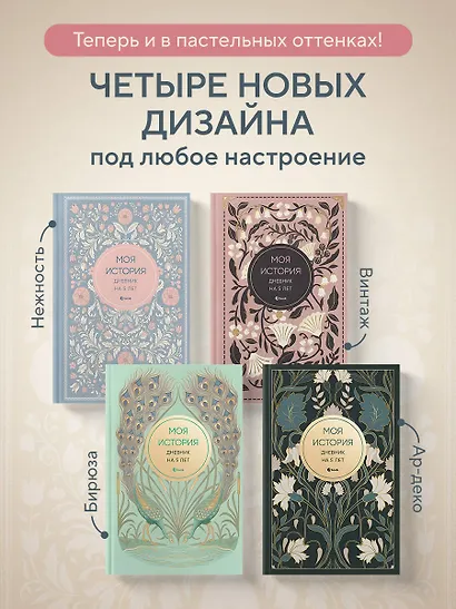 Моя история. Дневник на 5 лет (пятибук мини, нежность) - фото 7