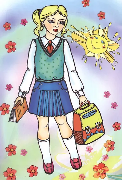 Книжка-раскраска "Куклы" - фото 2