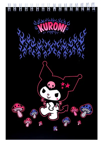 Блокнот "Kuromi-4", А6, клетка, 60 листов - фото 1