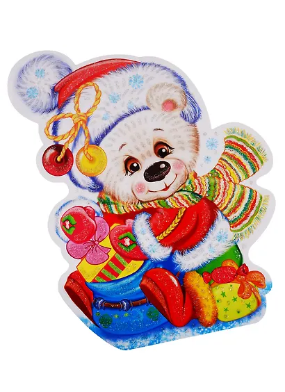 Мини-плакат "Белый мишка" - фото 1