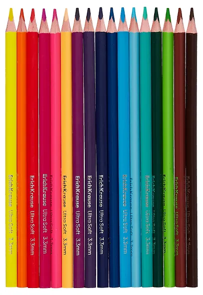 Карандаши цветные 18 цветов "Safari" трехгранные, ErichKrause - фото 2