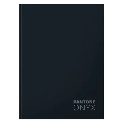 Книга для записей А5+ 96л кл. "Onyx" интеграл.перепл., матов.ламин., выб.лак. - фото 1