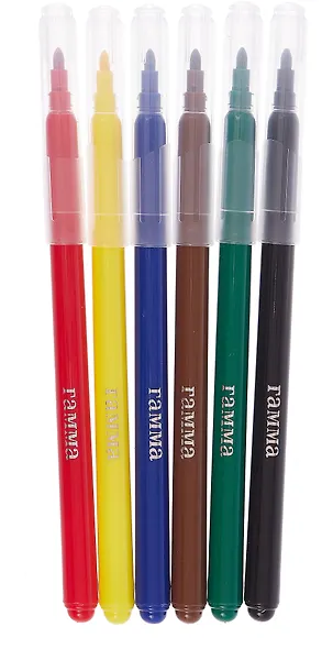 Фломастеры 6 цветов "Классические", Гамма - фото 2